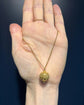 VICTORIAN 10CT GOLD ETRUSCAN REVIVAL SPHERE PENDANT