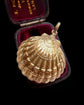 VICTORIAN 15CT GOLD SHELL LOCKET