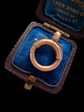 VICTORIAN 9CT GOLD CHUNKY BOLT RING