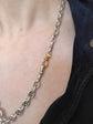 A PAIR OF 18CT GOLD CHUNKY ANTIQUE TWIST DOGCLIPS