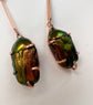 ANTIQUE SCARAB BEETLE EARRINGS