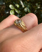ART NOUVEAU 18CT GOLD & DIAMOND RING