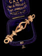 A PAIR OF 18CT GOLD CHUNKY ANTIQUE TWIST DOGCLIPS