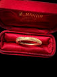 GEORGIAN 15CT GOLD OUROBOROS SPLIT RING