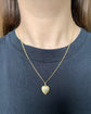 VINTAGE ZODIAC ‘ARIES’ RAM HEART PENDANT