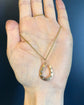 VICTORIAN 18CT GOLD MIXED METAL HORSESHOE PENDANT