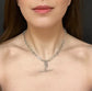 ANTIQUE SILVER PAPERCLIP ALBERT CHAIN