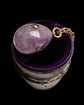 ANTIQUE AMETHYST & SAPPHIRE EGG PENDANT