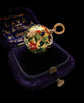VICTORIAN ENAMELLED 18CT GOLD SPHERE PENDANT