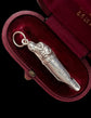 VICTORIAN SILVER DOGS HEAD WHISTLE PENDANT