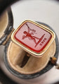 GEORGIAN FOB PENDENT WITH THE LOVE STORY ‘HUSH’