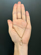 VICTORIAN LARGE 9CT GOLD SNAKE DOG CLIP