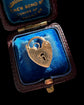 ANTIQUE MINI 9CT GOLD PADLOCK PENDANT