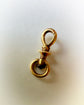 19TH CENTURY FRENCH 18CT GOLD MINI TWIST DOG CLIP