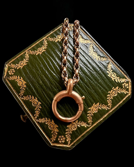 VICTORIAN 15CT GOLD BOLT RING