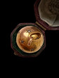 VICTORIAN 18CT GOLD & DIAMOND ORB PENDANT