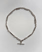 ANTIQUE SILVER FANCY PAPERCLIP CHAIN