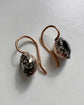 19TH CENTURY PASTE SINGLE STONE EARRINGS