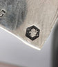 19TH CENTURY SILVER NIELLO CHEQUERBOARD BANGLE