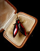 VICTORIAN VAUXHALL GLASS FLY PENDANT