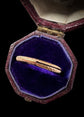 GEORGIAN 9CT GOLD SNAKE OUROBOROS SPLIT RING