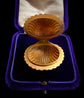 EARLY VICTORIAN 15CT GOLD SHELL LOCKET