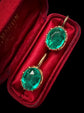 GEORGIAN GREEN PASTE EARRINGS