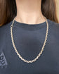 ANTIQUE SILVER CHUNKY BELCHER CHAIN