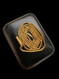 VICTORIAN 15CT GOLD SNAKE LINK CHAIN