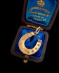 VICTORIAN 15CT GOLD HORSESHOE PENDANT