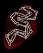 VICTORIAN CHUNKY SILVER PAPERCLIP CHAIN