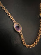 ANTIQUE 15CT & MULTI GEM CHAIN