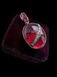 LARGE VICTORIAN GARNET & DIAMOND PENDANT