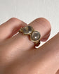 EARLY VICTORIAN DOUBLE HEART & HAND FEDE RING