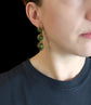 VICTORIAN SCARAB BEETLE DROP EARRINGS