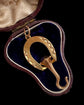 VICTORIAN 15CT GOLD HORSESHOE & NAIL FOLDING BUTTON HOOK