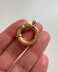 HUGE VINTAGE 18CT GOLD & SAPPHIRE BOLT RING