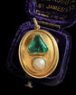 ANTIQUE EMERALD PENDANT