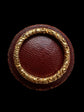 GEORGIAN 15CT GOLD LARGE CHASED SPLIT RING
