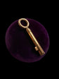 VICTORIAN LARGE 15CT GOLD BRAMAH KEY PENDANT