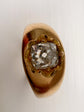 VICTORIAN DIAMOND & 18CT GOLD GYPSY RING