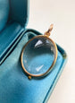 VICTORIAN 15CT GOLD & CRYSTAL LOCKET