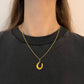 VICTORIAN 15CT GOLD HORSESHOE PENDANT