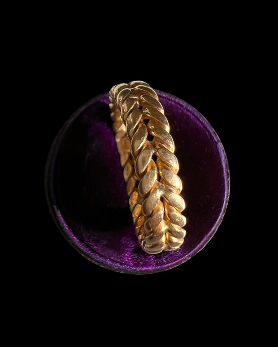 VICTORIAN 18CT GOLD OPTICAL ILLUSION RING