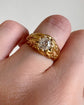 ART NOUVEAU 18CT GOLD & DIAMOND RING