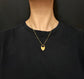 VICTORIAN 15CT GOLD HEART PADLOCK