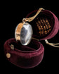 VICTORIAN ROCK CRYSTAL & 9CT GOLD ‘POOL OF LIGHT’ / ORB PENDANT