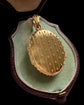 19TH CENTURY 15CT GOLD LOCKRT PENDANT