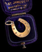 VICTORIAN 15CT GOLD HORSESHOE PENDANT