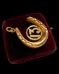 ANTIQUE 9CT GOLD ‘LUCKY 13’ HORSESHOE PENDANT